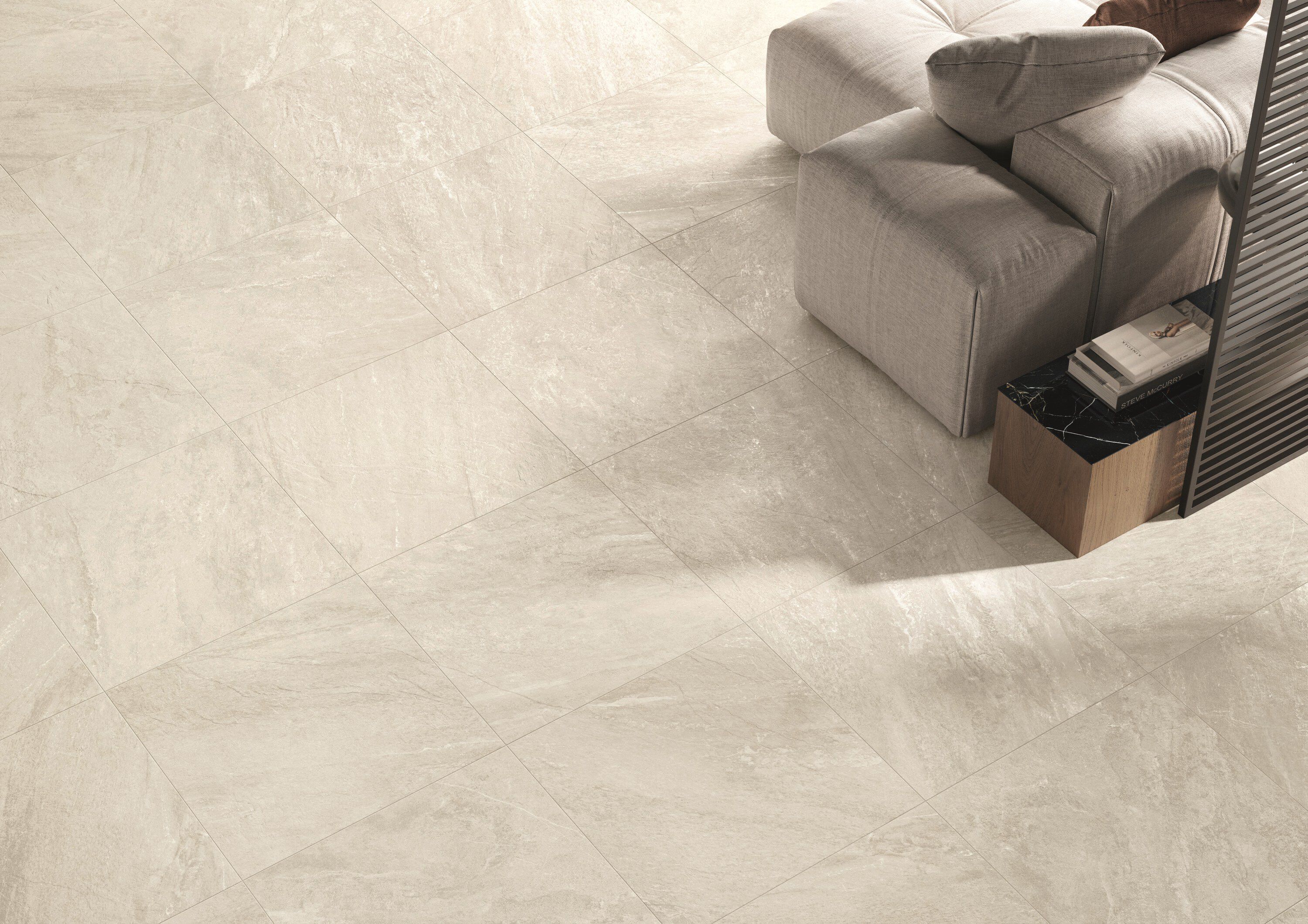 Пол / облицовка керамогранита с эффектом камня для внутреннего и наружного применения Ceramiche Caesar Quartz Essence ARCH-00131257 - Вид №2