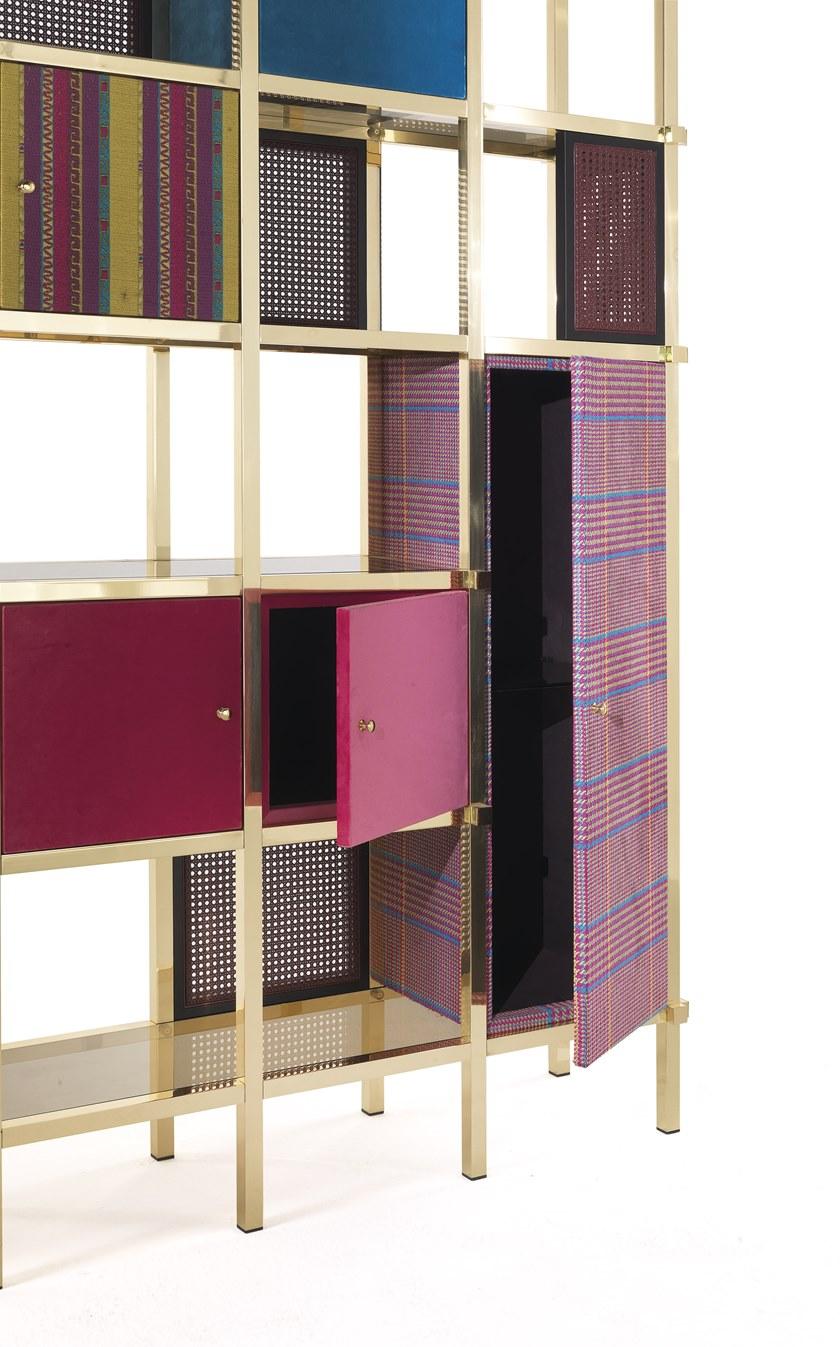 ETRO Home Interiors Открытый отдельно стоящий латунный книжный шкаф sun-id-1462326 - Вид №2