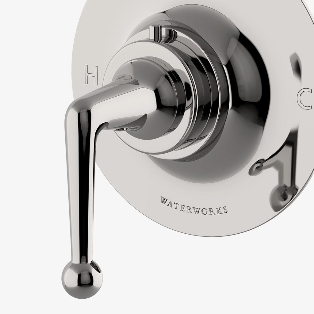 DSTH10 Облицовка термостатического регулирующего клапана Dash с металлической ручкой Waterworks - Вид №1