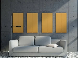 Slalom Акустическая стеновая панель из огнестойкого полиэфирного волокна Ecorange