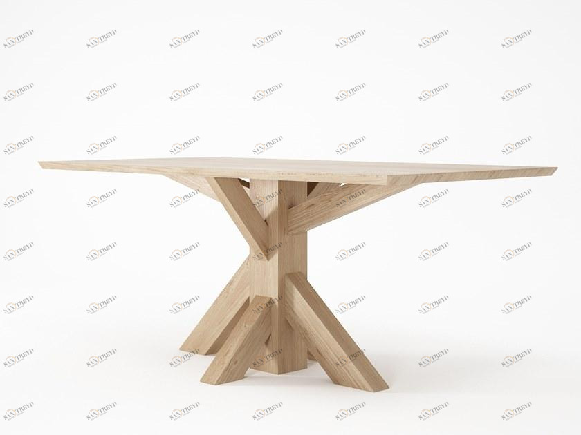 KARPENTER Прямоугольный стол из дуба Ki Ki04