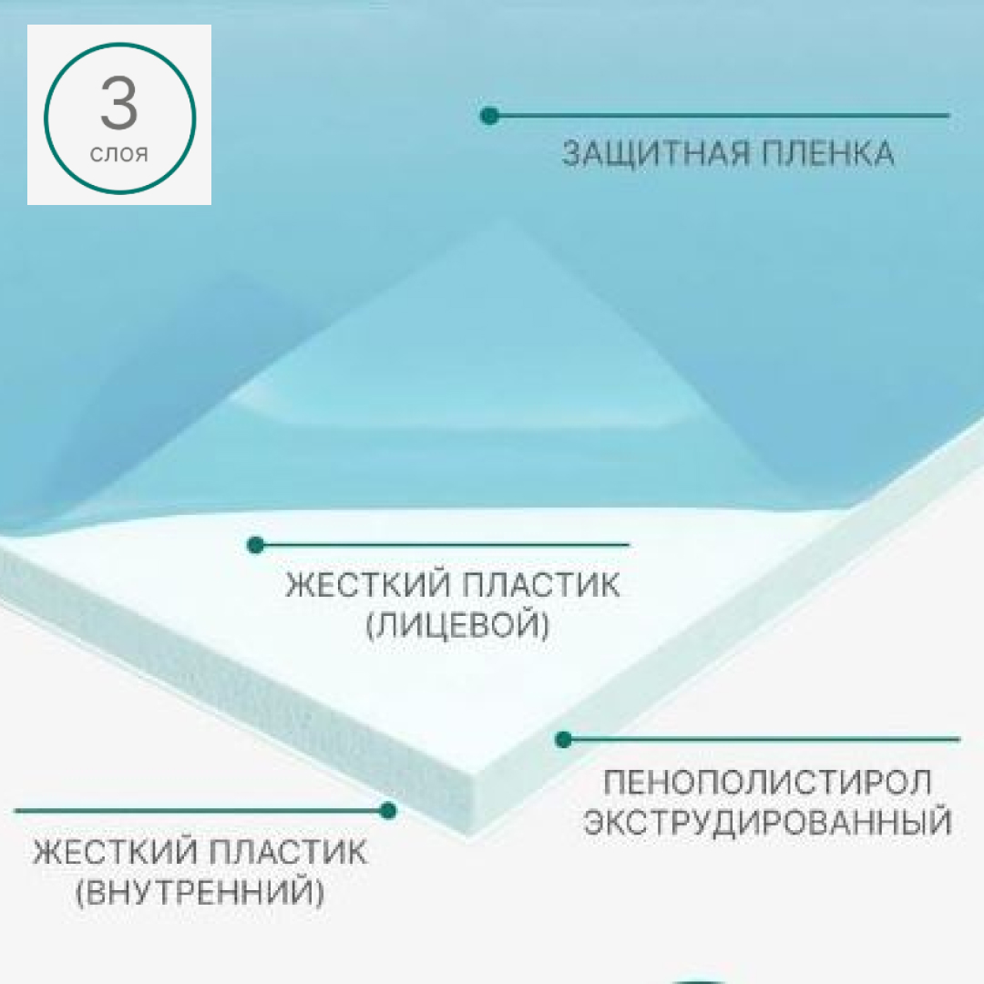 Сэндвич-панель Stella 2000*250*10мм (упак. 3 шт.) STSR-1957 - Вид №2