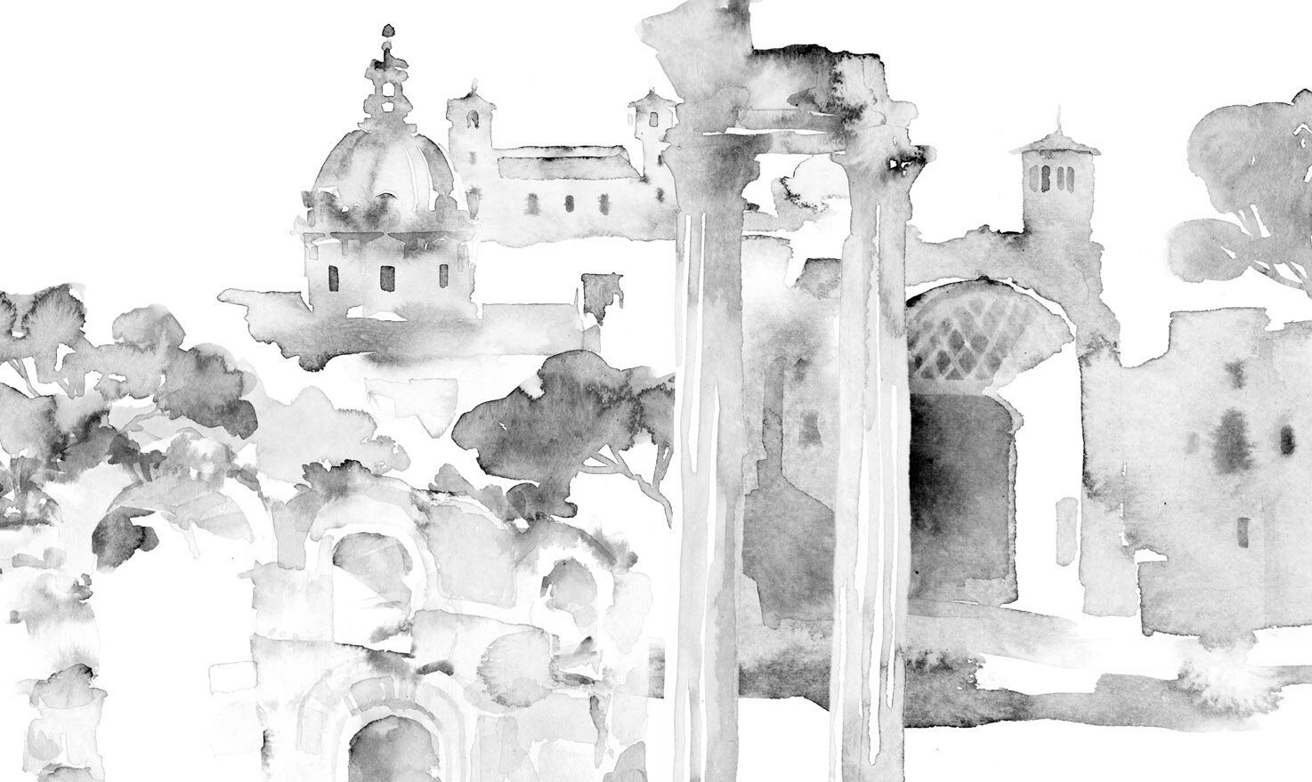 Обои с рисунком Jannelli&Volpi ROMA ARCH-00059167 - Вид №2