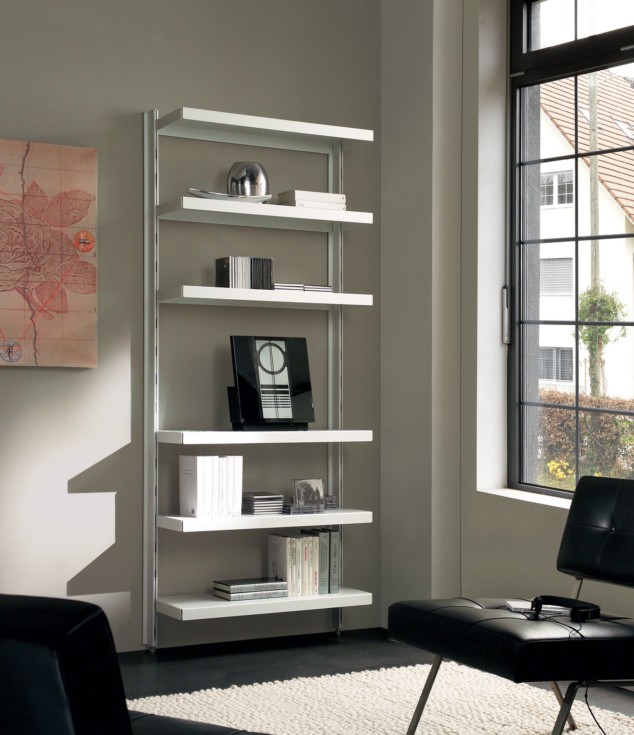 Секционный настенный книжный шкаф Caimi Brevetti ARCH-00062785 - Вид №3