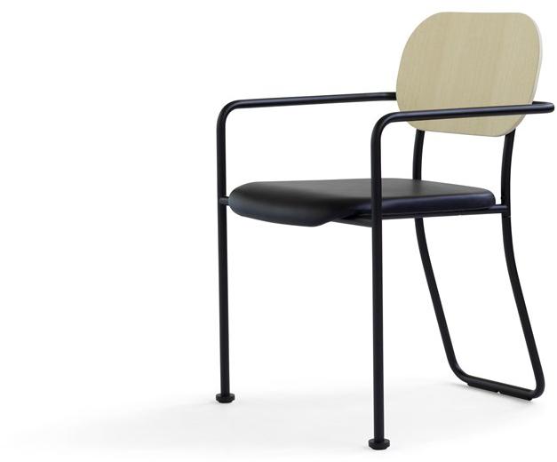 Blå Station Мягкое кожаное кресло с подлокотниками Åhus Bla Station sun-id-1485221 - Вид №11