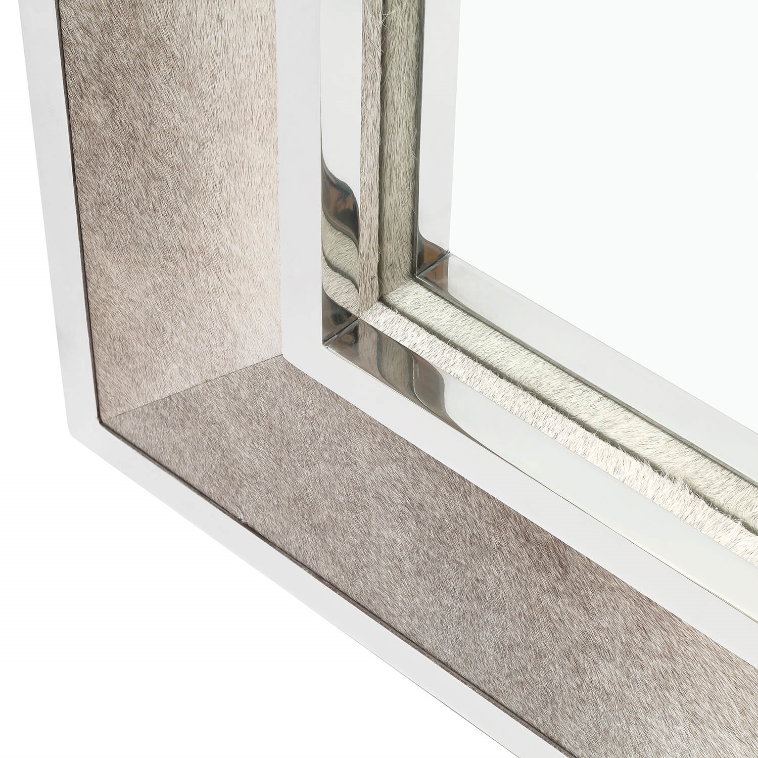 600536-97 ABHIKA ЗЕРКАЛО ОСИНА SQ H120 LT.GREY  - Вид №1