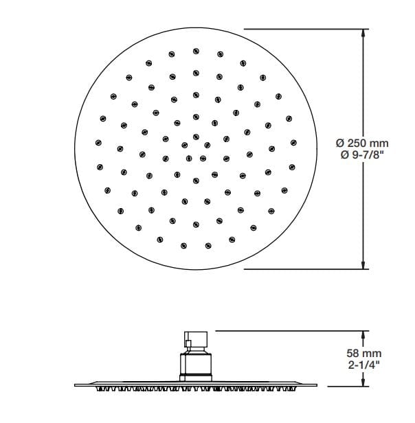 Встраиваемый термостатический набор для душа с душем BARIL PRO-4235-45 ARCH-00147743 - Вид №3