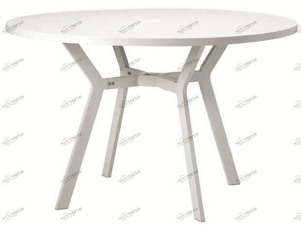 Ethimo Круглый садовый стол из алюминия Ocean Octt__0t