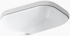 K-2890-4U-0 Накладная раковина под столешницу  прямоугольная Kohler