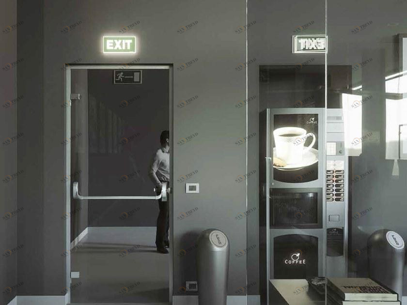 FARAONE Перегородка с аварийной дверью Spazio sun-id-1457576