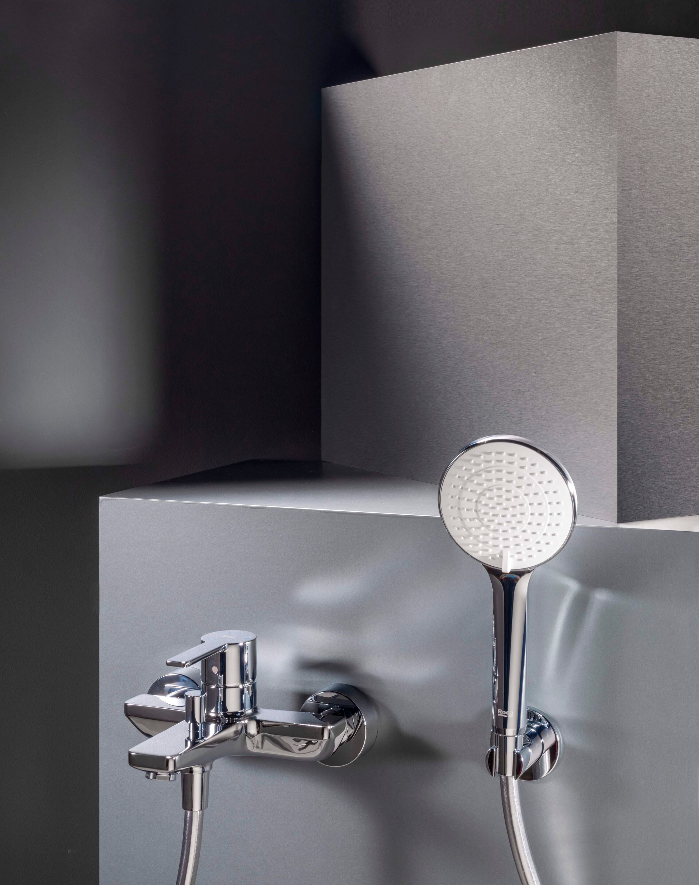 Металлический ручной душ с 3 струями Roca Sensum ARCH-00145821 - Вид №1