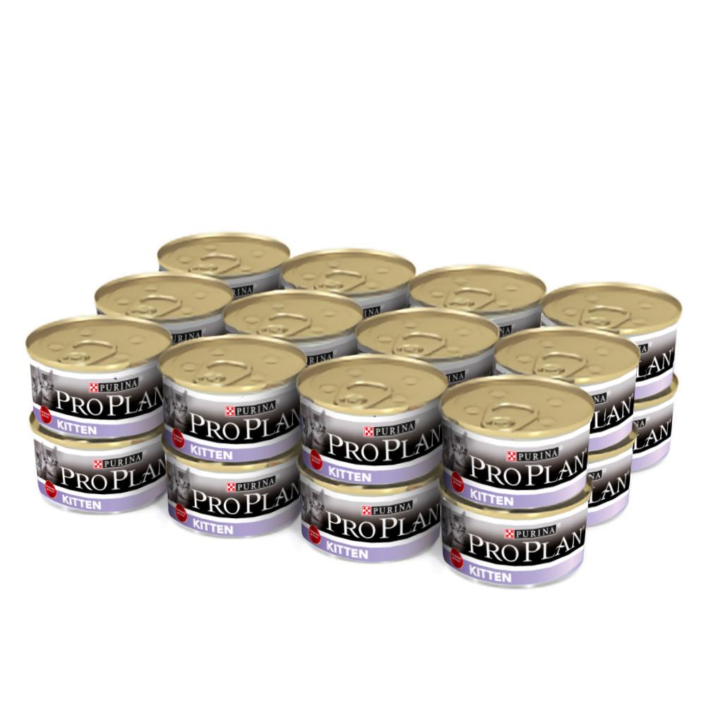 Т0027744*24 Корм для котят курица мусс, банка 85 г (упаковка - 24 шт) Pro Plan 