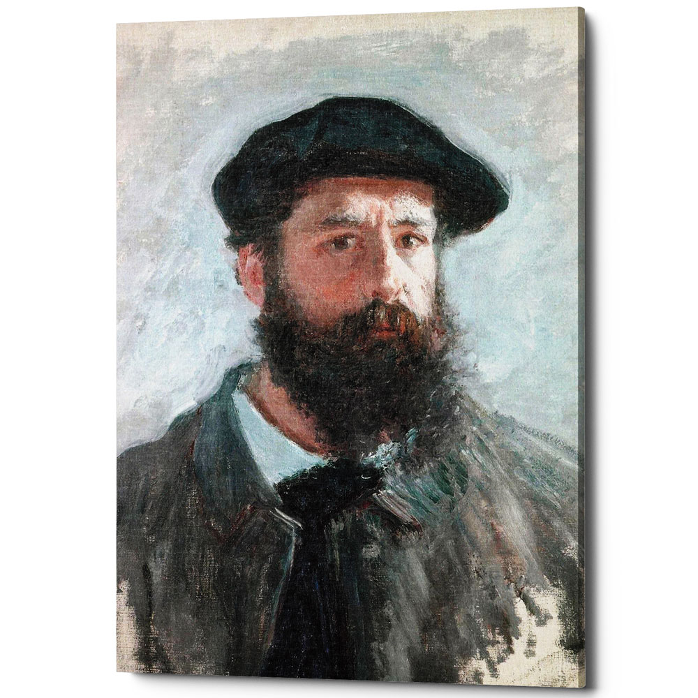 896522186_2628 Картина «Клод Моне. Автопротрет» (холст, галерейная натяжка) Object Desire 