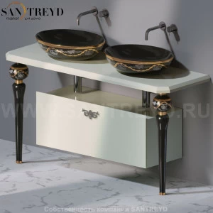 AeT ITALIA Deco Тумба CASSETTIERA Cерая C276L100..130