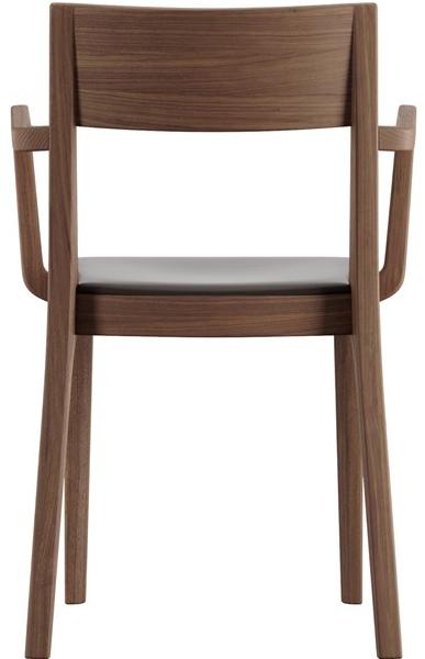 horgenglarus Штабелируемый стул из массива дерева с подлокотниками Miro 6-400a - Вид №7