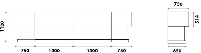 FIT INTERIORS Ресепшн с освещением I-d sun-id-1473218 - Вид №3