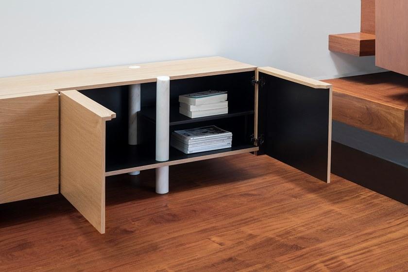 WUDA Комод деревянный с распашными дверцами Pedra sun-id-1482903 - Вид №2