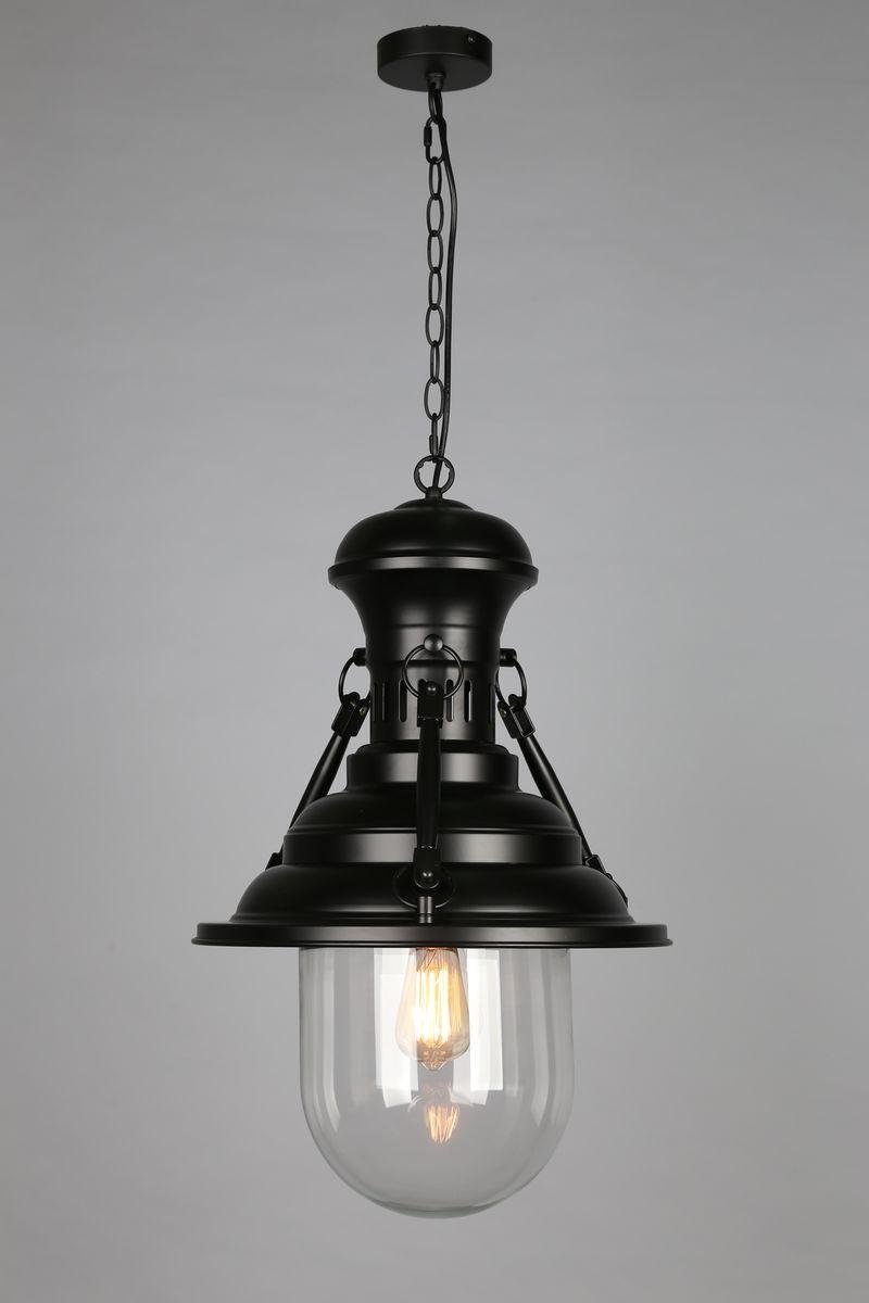 Подвесной светильник Omnilux OML-91606-01 OMNILUX 916 196375 Черный  - Вид №2