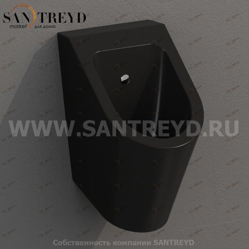 FO030AR Настенный писсуар, уринал с мушкой Ceramica Globo FORTY3