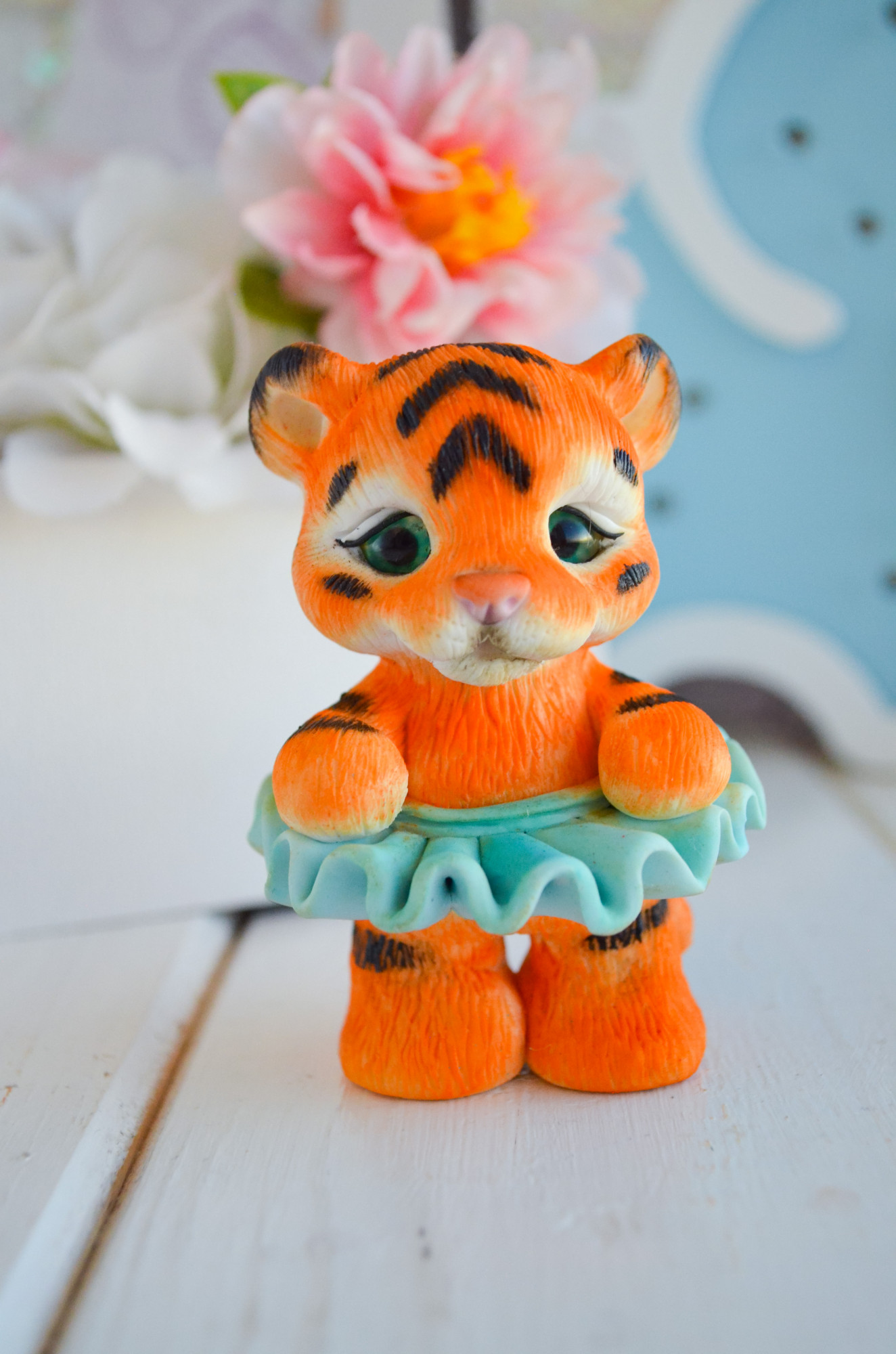 11236 Форма "Тигрёнок в юбочке S" силикон HobbyPage 