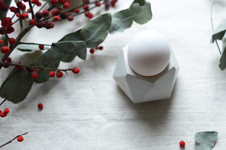 Подсвечник бетонный Eco "Линту" мрамор ЭКОЧЕЛОВЕКИ BET401 - Вид №2