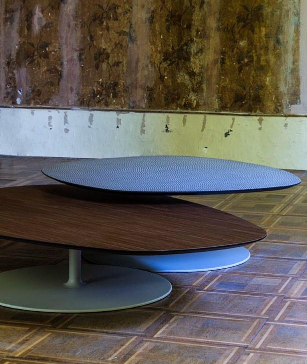 Moroso Овальный журнальный столик из ламинама® или alpi® со стальным основанием sun-id-1453017 - Вид №5