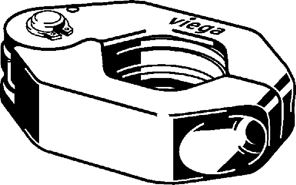 472 689 1) Модель 2296.1 Трубопроводные системы  Системные пресс-инструменты  Системные пресс-кольца, системные пресс-цепи  Металлические пресс-системы Santreyd  - Вид №1