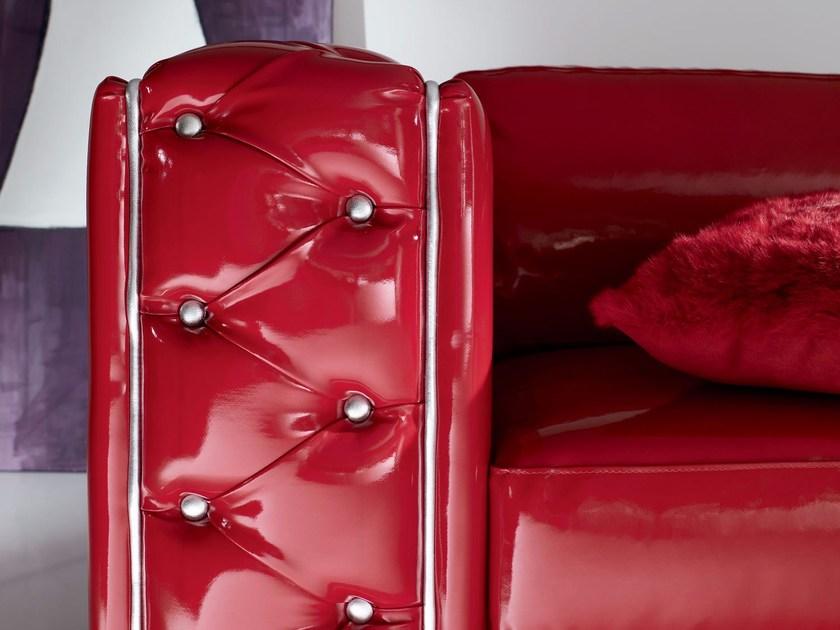 Modenese Gastone 2-х местный кожаный диван Minimal baroque 42402 - Вид №2