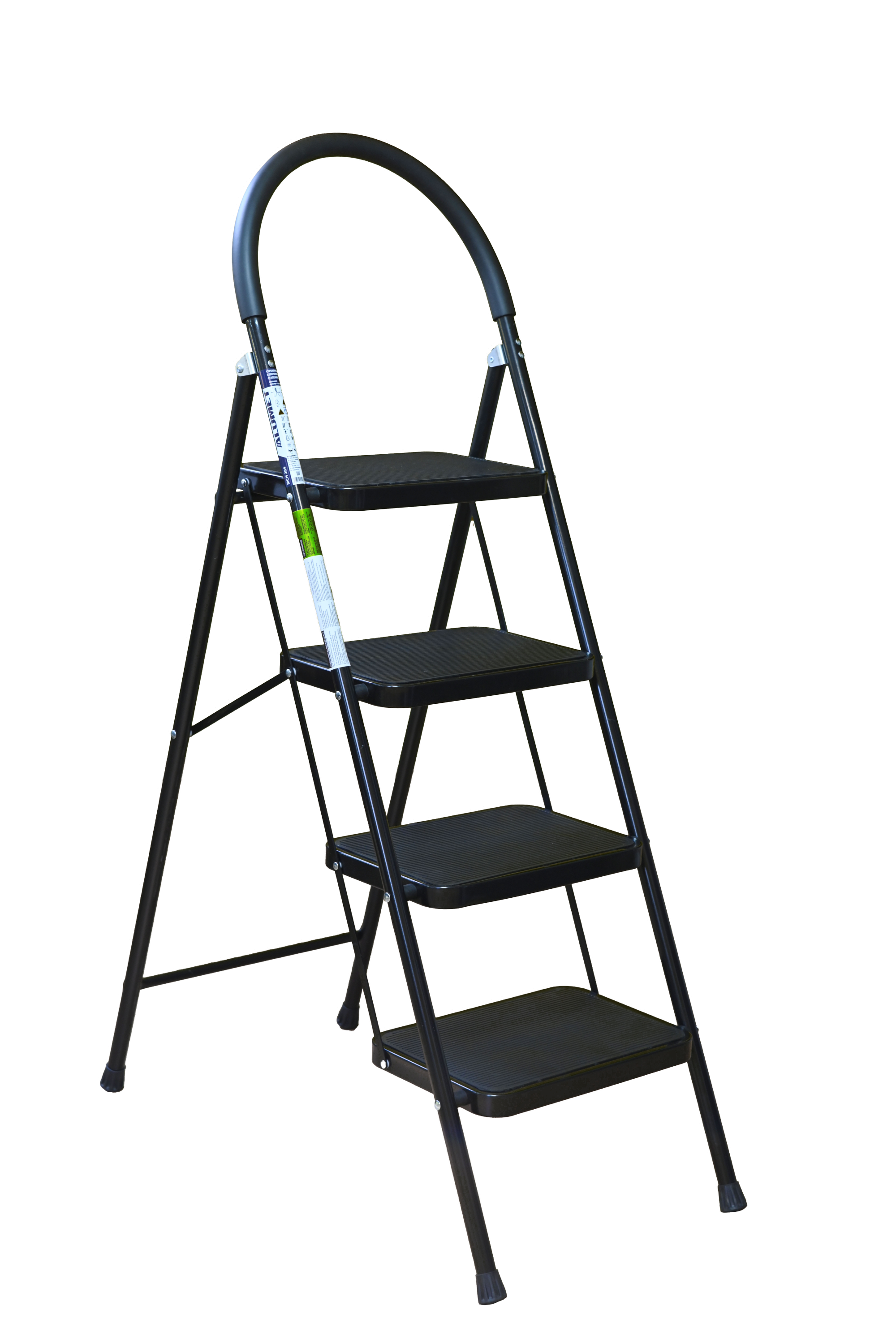 Стремянка-стул с широкими ступенями стальная, 4 ступени ALUMET МСН204 - Вид №5