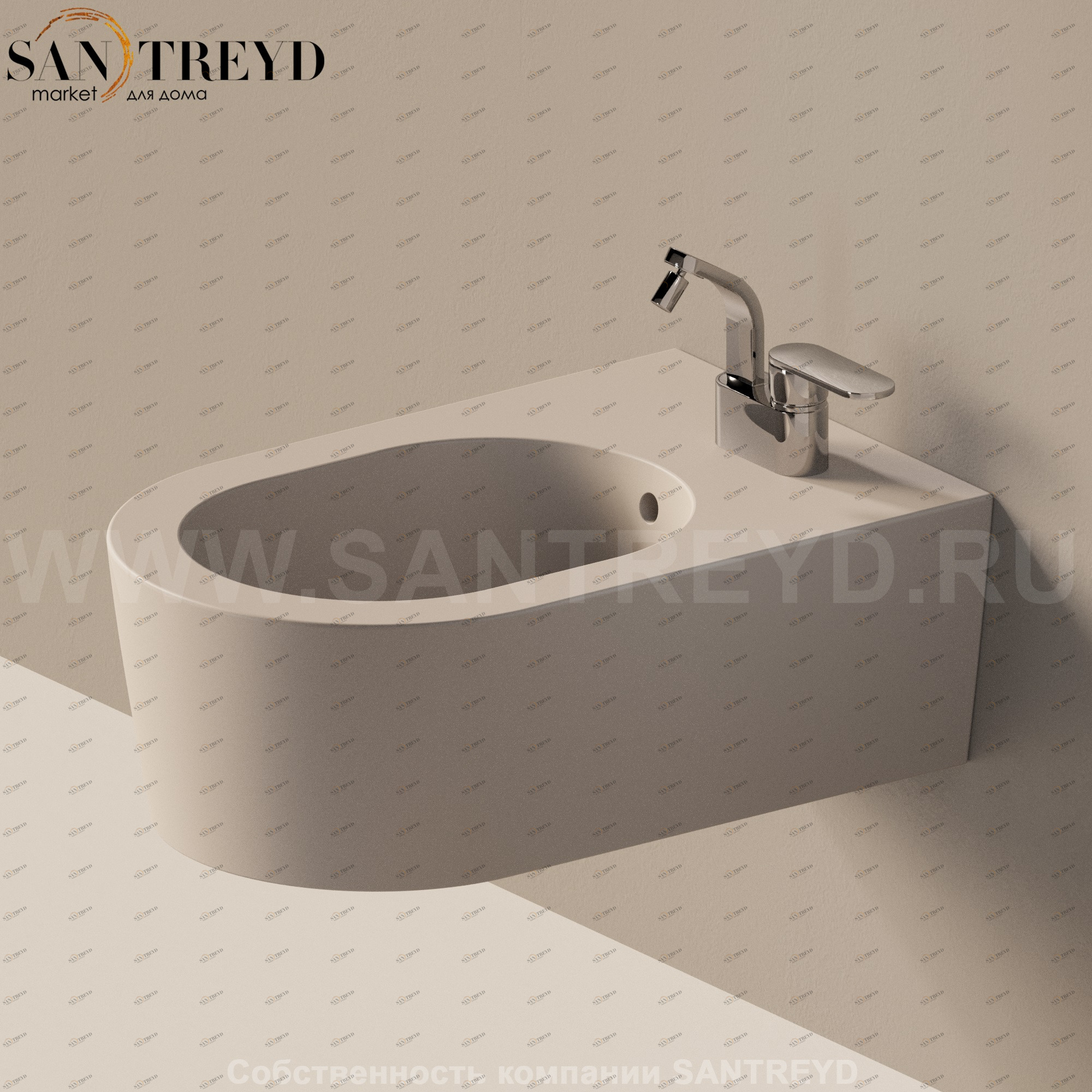 5051B1019 Биде подвесное Link Ceramica Flaminia