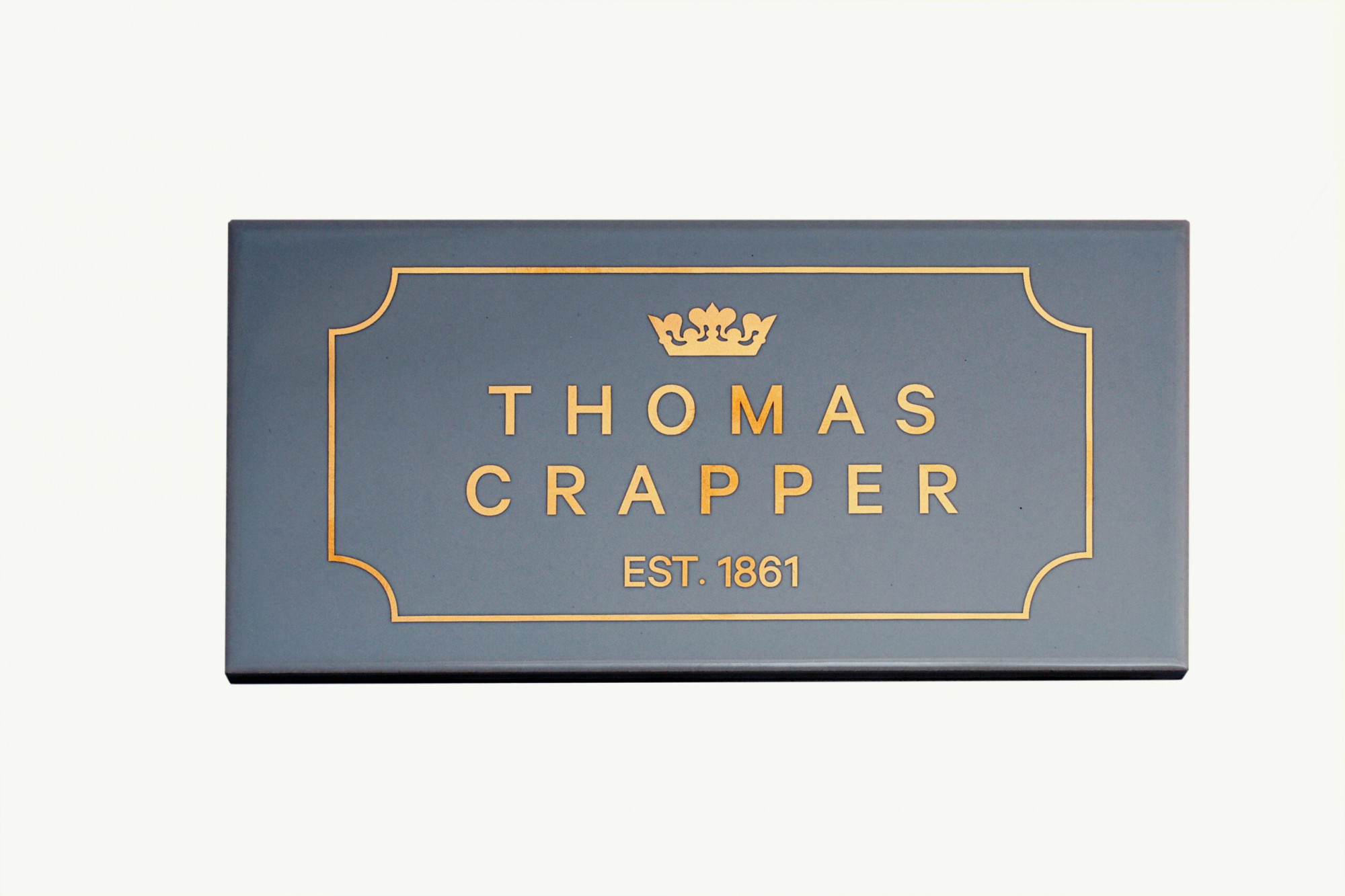 TCTINRGG Thomas Crapper Декоративная плитка с логотипом Rasa Grey Thomas Crapper 