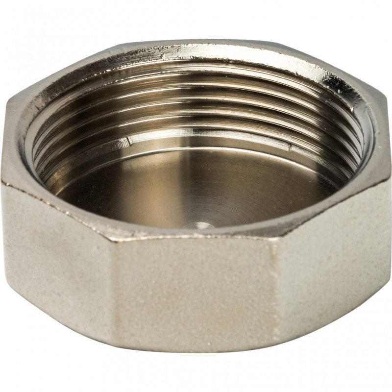 Заглушка ВР 1 1/2" никель STOUT SFT0027000112 - Вид №2