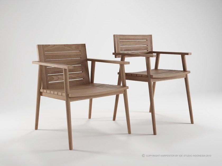 KARPENTER Садовое кресло из тика Vintage outdoor Vo11-t - Вид №6