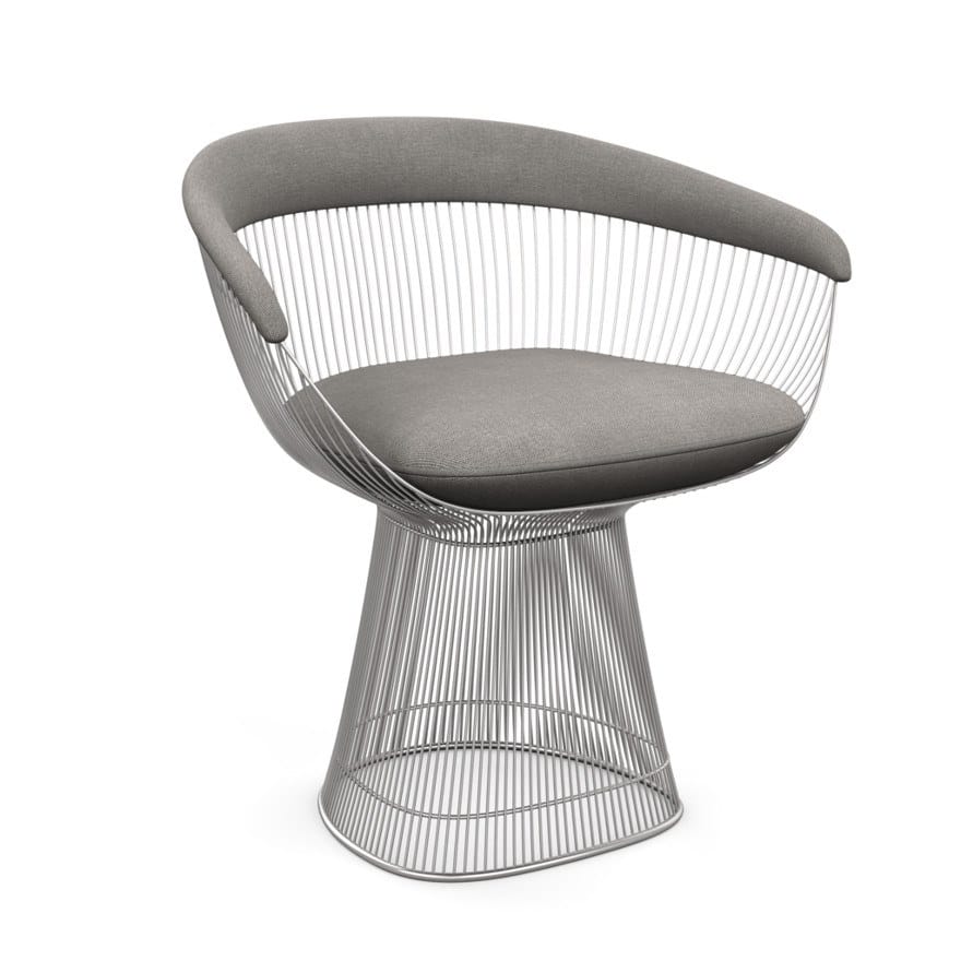 Стальной стул с подлокотниками Knoll Platner ARCH-00027381 - Вид №16