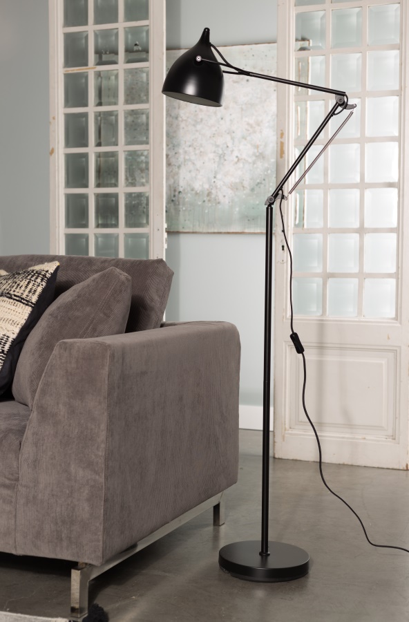 Лампа напольная Reader, матовая желтая Zuiver 5100002 - Вид №4