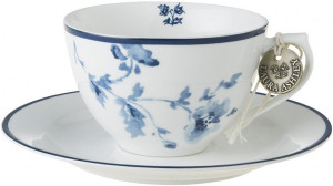 Кофейная пара капучино Laura Ashley China Rose, 260мл