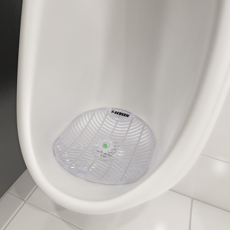 V-SCREEN RED (Яблоневый сад) VECTAIR SYSTEMS V-SCREEN Освежители для писсуаров - аромат Яблоневый сад Прозрачный, Светло-серый  - Вид №2