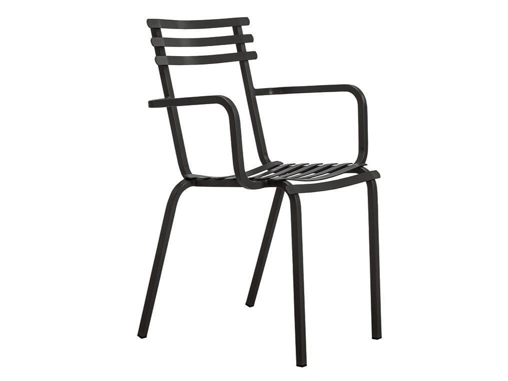 Железный штабелируемый садовый стул Ethimo ARCH-00144820 - Вид №9