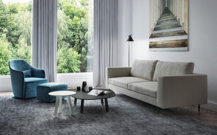 Huppé Прямоугольный пуф из ткани Adelaide L5706 HUPPE - Вид №1