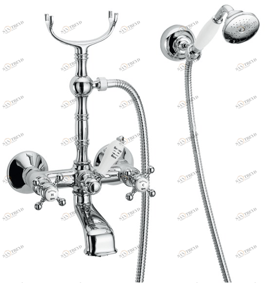 Fir Italia Смеситель для ванны настенный с переключателем Melrose 20 2031212