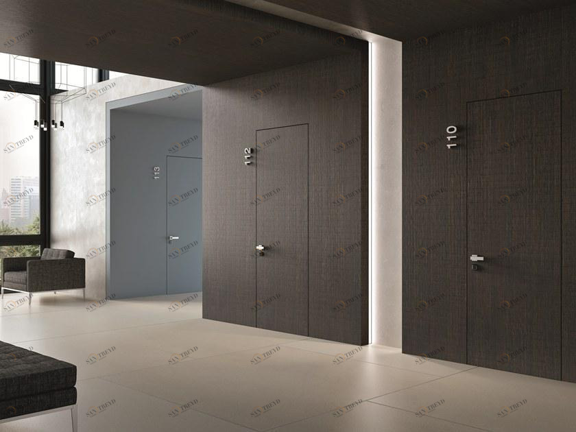 BLUINTERNI Распашная дверь заподлицо со стеной B-line sun-id-1442037