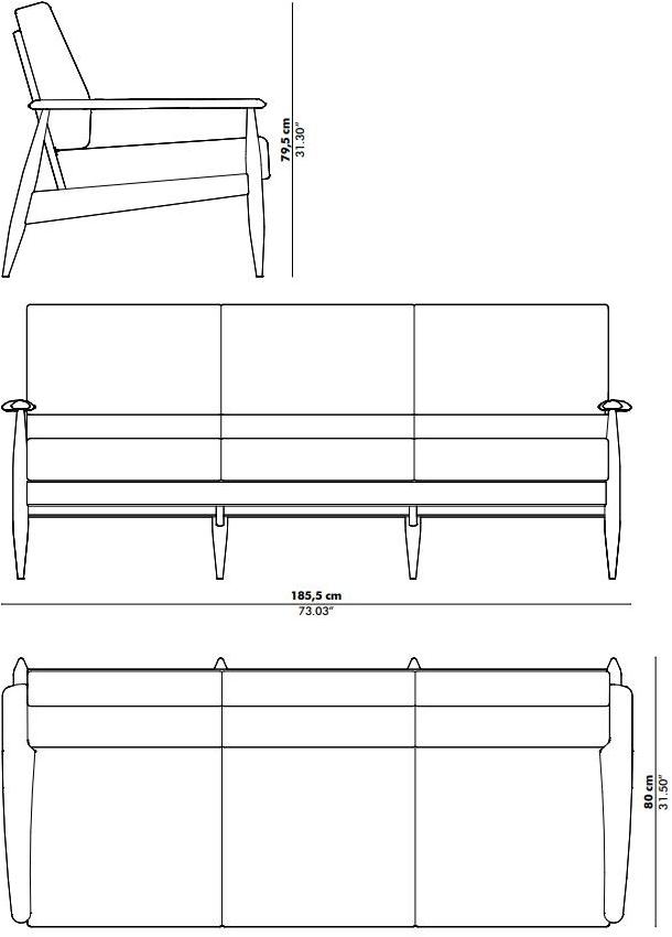 BuzziSpace 3-х местный тканевый диван Buzzinordic sun-id-1383962 - Вид №1