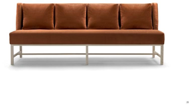 Marac Скамья со спинкой, обитая тканью sun-id-1473494 - Вид №4