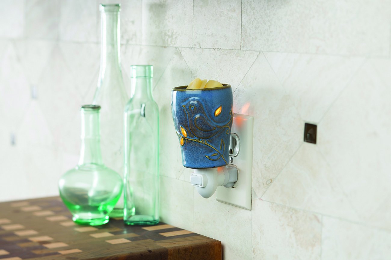 Аромасветильник розеточный "Голубая птица" CANDLE WARMERS  268161 Синий  - Вид №1