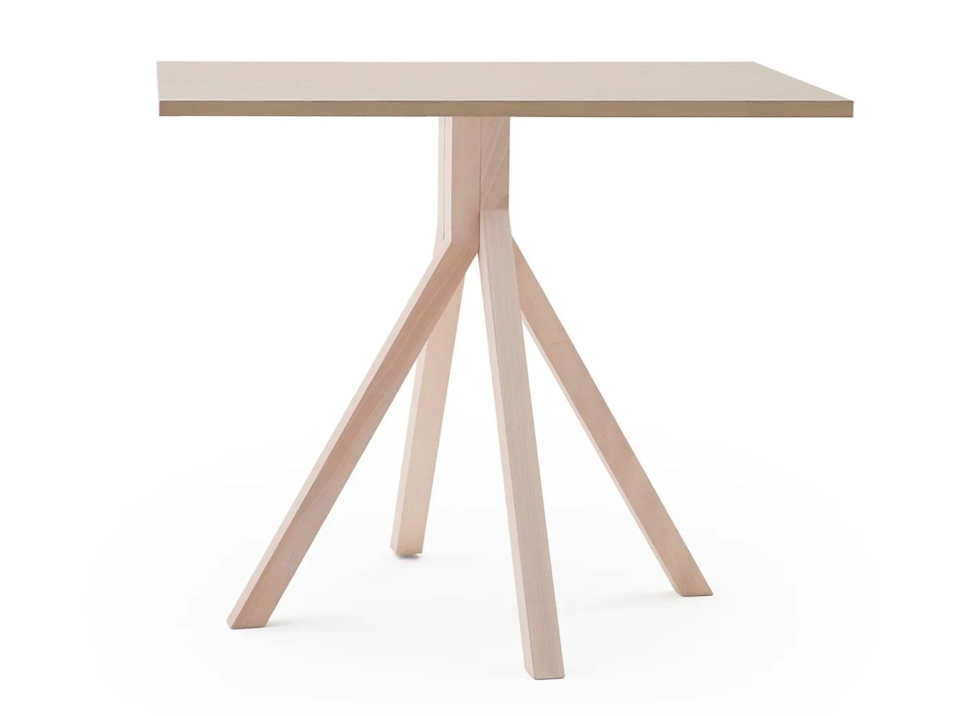 Квадратный журнальный столик с каркасом из ореха или бука Billiani Grapevine ARCH-00054657