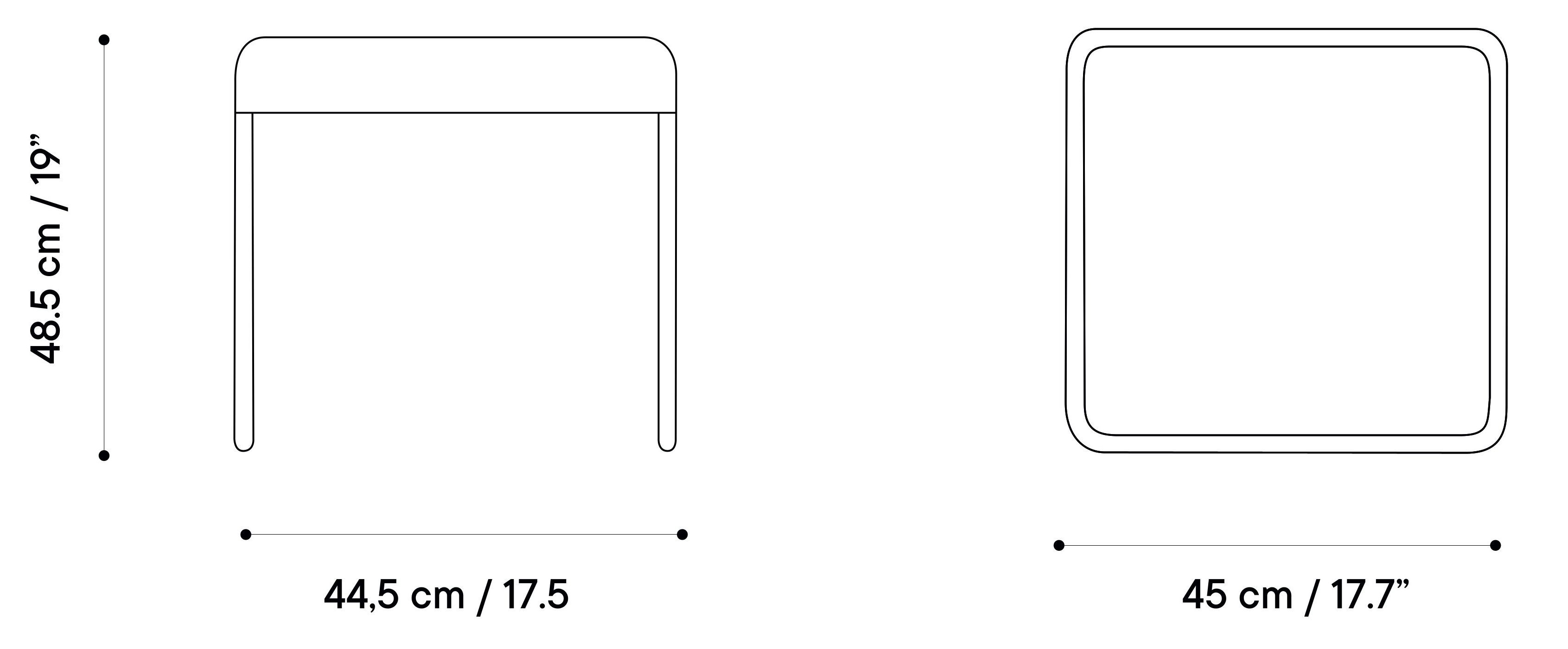 Алюминиевая прямоугольная Садовая подставка для ног iSimar Тоскана ARCH-00025111 - Вид №2