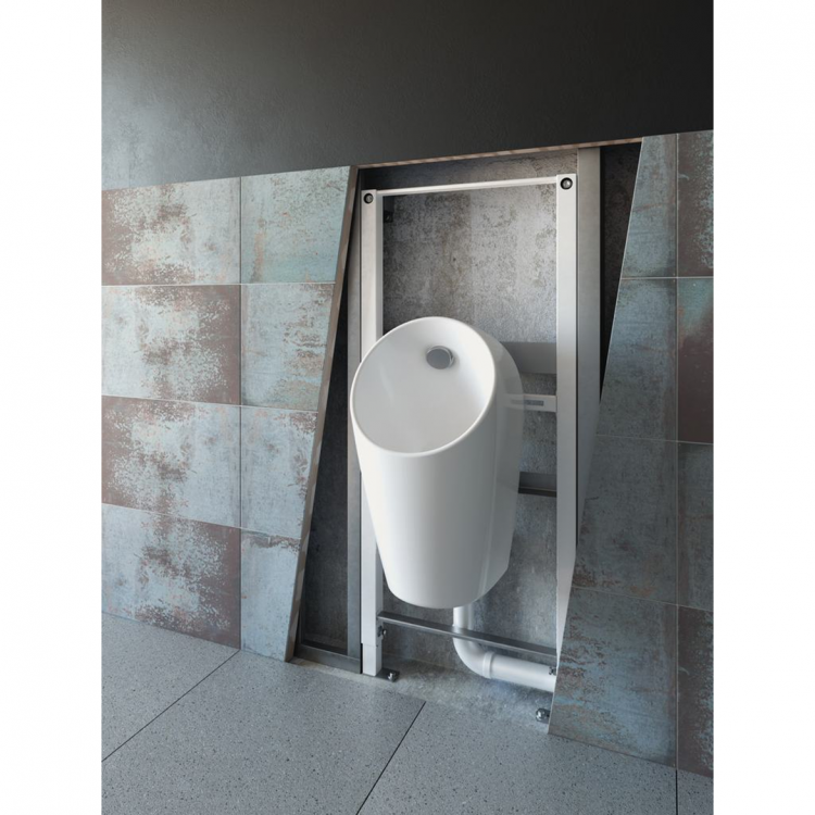 E208401 MIDI Smart Hybrid Писсуар со встроенным датчиком, задняя подводка Ideal Standard SPHERO - Вид №2