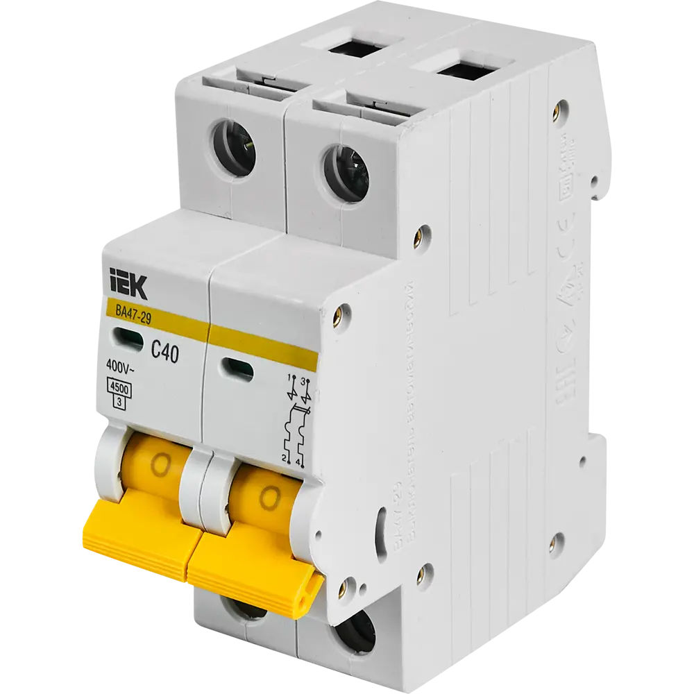 Выключатель автоматический IEK 2 полюса 40 A 11875283 STLM-2196361  - Вид №1