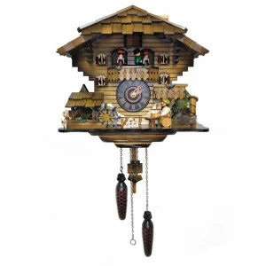 Часы настенные коричневые кварцевые с кукушкой Sars 8MT SARS ДИЗАЙНЕРСКИЕ 00-3967476 Коричневый