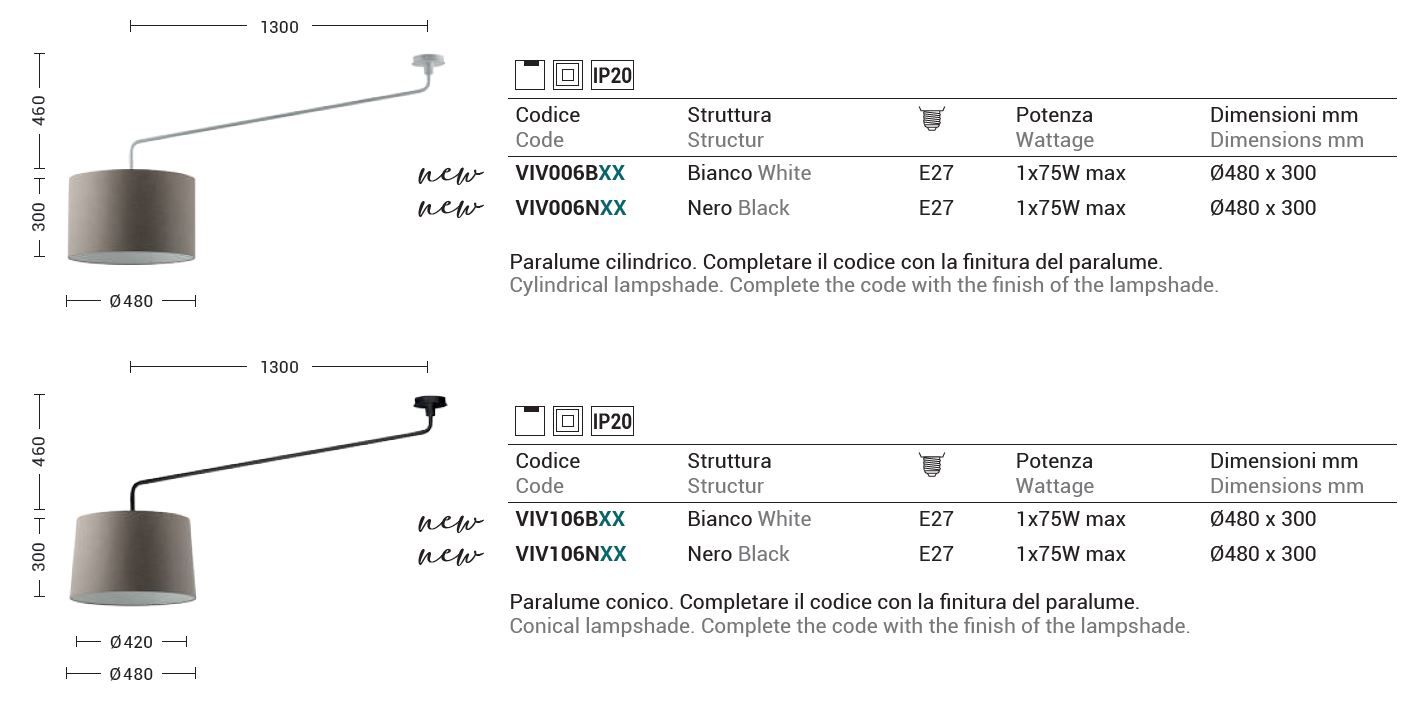 Регулируемая ткань светодиодный потолочный светильник Rossini Illuminazione VIVIEN ARCH-00096985 - Вид №2